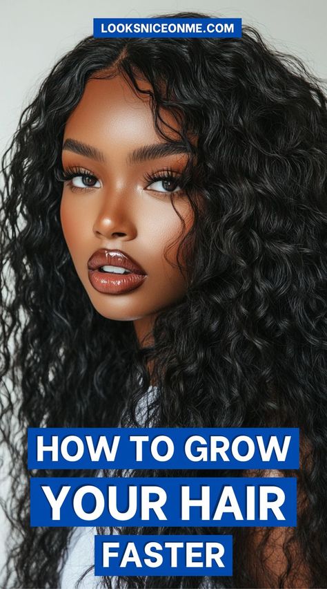 Looking for ways to boost hair growth? Try these natural tips! From scalp massages to the right vitamins and a healthy diet, learn how to promote faster, stronger hair growth. #HairGrowthTips #NaturalHairCare #LongHairGoals Grow Your Hair Faster, How To Grow Your Hair Faster, Stronger Hair, Boost Hair Growth, Natural Haircare, Tips For Women, Hair Growth Tips, Feathered Hairstyles, Scalp Massage