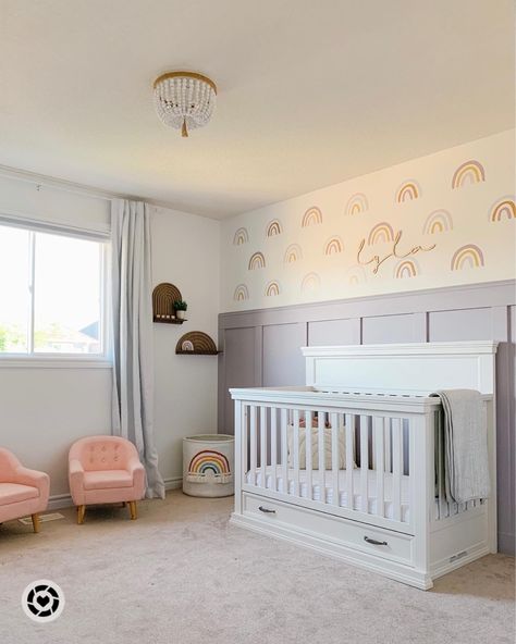 Boho toddler girl room