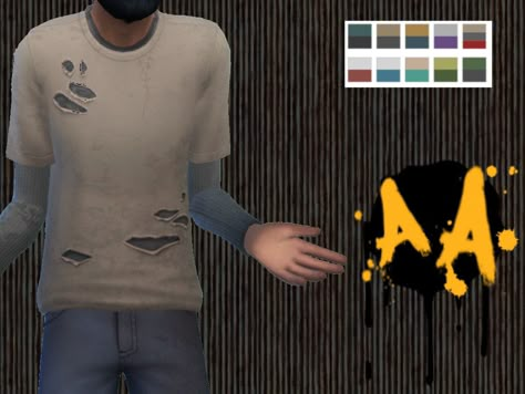 Bluebrick04's Apocalypse Apparel - Layered Shirt - Island Living needed Sims 4 Cc Ripped Clothes, Sims 4 Torn Clothes Cc, Apocalypse Sims 4 Cc, Sims 4 Cc Apocalypse, Sims 4 Zombie Apocalypse Cc, Sims 4 Apocalypse Cc, Sims 4 Apocalypse, Native American Vest, Sim4 Cc