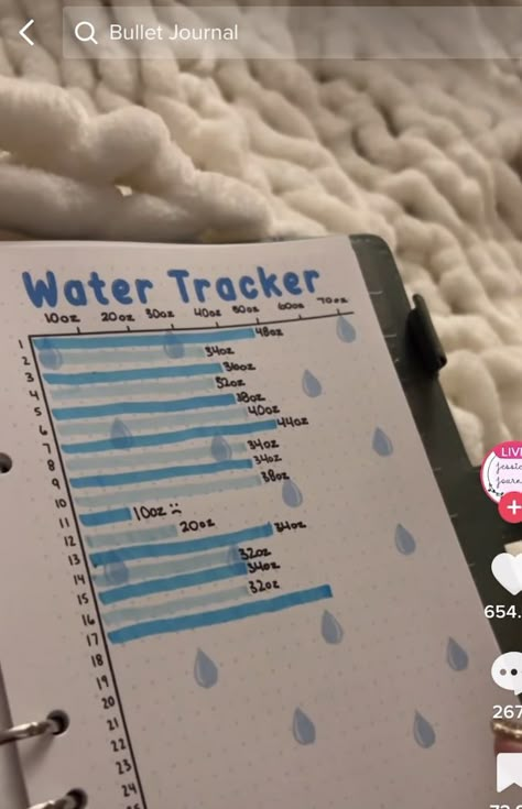 Bullet Journal Mayo, Bullet Journal Water Tracker, Water Tracker Bullet Journal, Journal Feelings, Weight Journal, Bujo February, March Journal, Dot Notebook, 2024 Bujo