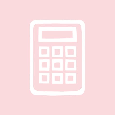 Pink Calculator Icon, Aesthetic Icons For Apps Pink Phone, Pink Calculator, Light Pink App Icons, Calculator Icon, Pastel Pink Icons:), Iphone Widgets, App Store Icon, Wallpaper Aesthetics