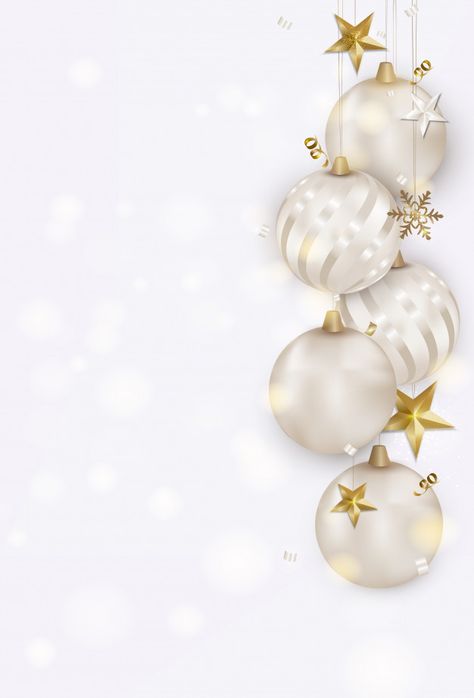 White background with christmas balls, g... | Premium Vector #Freepik #vector #background #christmas #christmas-tree #tree Christmas Fliers, Christmas Backgrounds White, New Year White Background, Christmas Balls Background, Gold Christmas Background, Christmas Appointments, Christmas White Background, White Christmas Balls, White Christmas Background