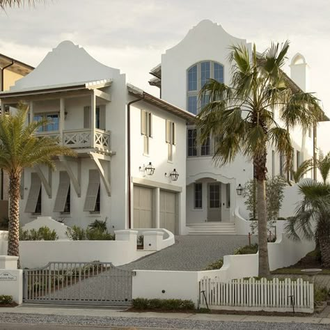 Dutch West Indies House Exterior, West Indies House Exterior, Modern Italian Farmhouse, West Indies House, West Indies Architecture, Beach Architecture, Rosemary Beach Florida, White Exterior Houses, Dutch House