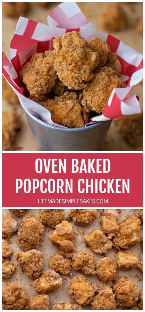 Chicken Dipping Sauce, Chicken Tenders Oven, Baked Popcorn, Frozen Popcorn, Baked Popcorn Chicken, Chicken In The Oven, Popcorn Chicken Recipe, Dipping Sauces For Chicken, Chicken Shawarma Recipe