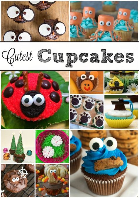 Character Cupcakes Ideas, Cute Cupcakes Ideas, Cutest Cupcakes, Baking Competition, Easy Cupcakes Decoration, Funny Cupcakes, Ladybug Cupcakes, Character Cupcakes, Kid Foods