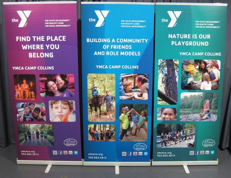 Conference Banner Design Ideas, Ymca Marketing, Ymca Annual Campaign, Travel Roll Up Banner, Community Playground, Multipurpose Banner, Retractable Banner, Banner Stands, Trade Show Display