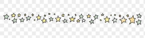 Dividers Png, Aesthetic Dividers, Divider Png, Png Star, Tumblr Png, Doodle Png, Line Border, Png Aesthetic, Green Border