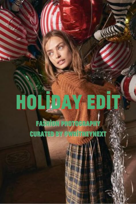 Welcome to my Holiday Fashion Photography Edit board! Click to see 100+ curated images from holiday fashion campaigns, photo shoots, and brand photography. Always with an eye for images in a lifestyle context. I threw in a variety of holiday decor shots too! Follow this board for more holiday fashion photography inspiration. I am here for you Creative Directors! Need help with swipe? r@whitneynext.com Holiday Fashion Campaign, Christmas Campaign Fashion, Holiday Campaign Fashion, Holiday Campaign Advertising, Holiday Fashion Editorial, Christmas Marketing Campaign, Holiday Happy Hour, Christmas Outfits Ideas, Holiday Ads