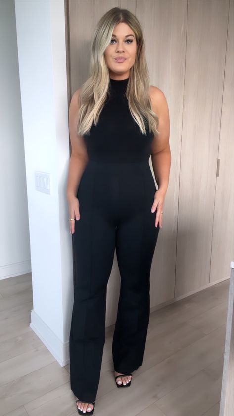 Work All Black Outfit, Olivia Freda Curves Outfit, Rehersal Dinner Outfit Bridesmaid Fall, Black Attire Outfit Women, Receptionist Outfit Front Desk Casual, Black Business Casual Outfits, Event Planner Outfit, Casual Dressy Outfits For Women, Charity Event Outfit