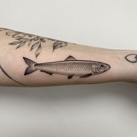 Skin Drawing, Fish Tattoo, Tattoo Project, Head Tattoos, Fine Line Tattoos, Zoology, Line Tattoos, Fish Art, Mini Tattoos