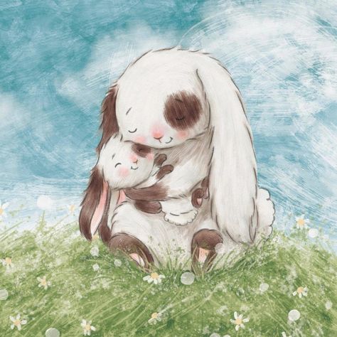 Bunny Rabbit Art, Illustration Kunst, Rabbit Drawing, Cute Bunny Pictures, Bunny Painting, Some Bunny Loves You, Bunny Pictures, Rabbit Art, Bunny Art