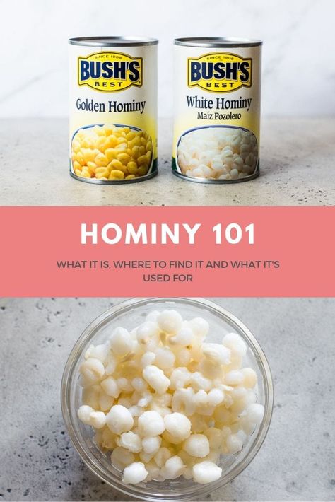 Hominy is a key ingredient in many Mexican dishes, but what exactly is it? Why does it look like corn, but have a unique taste and texture? We're going to give you the facts and show you how to prepare this delicious corn-based food! #hominy #mexican