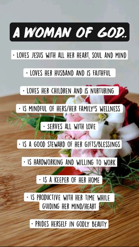 A list of character attributes about a believing woman, wife and mother. The background is a mini bouquet of garden flowers. Character Attributes, Godly Mother, Proverbs 31 Wife, Attributes Of God, Family Wellness, Christian Woman, Proverbs 31 Woman, Wise Women, Women Of Faith