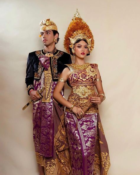 Bali Traditional Clothes, Indonesia Traditional Clothes, Bridal Clothes, Indonesia Traditional, Indonesian Culture, Cultural Fashion, Traditional Wedding Dress, Scent Diffuser, Wedding Clothes