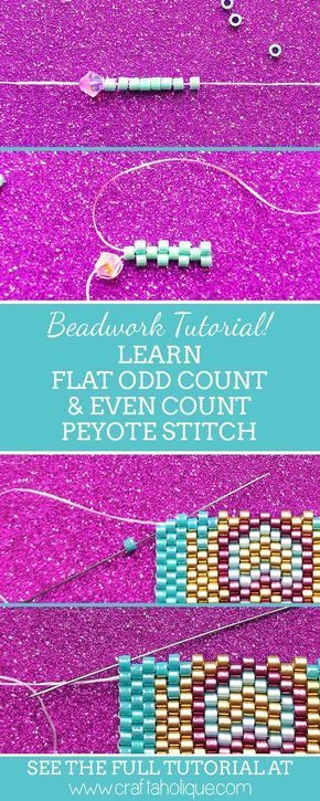 Beadwork Tutorial, Seed Bead Tutorials, Art Perle, Seed Beading, Seed Bead Patterns, Bead Tutorials, Beading Techniques, Loom Bands, Seed Bead Tutorial