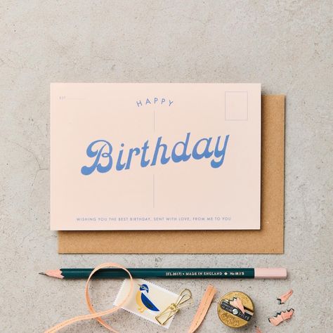 Perfect seaside themed cards for a sunny weekend 🌞🕶️💌 #katieleamon Stamp Birthday Card, Typography Greeting Cards, Nostalgic Typography, Seaside Postcards, British Seaside, New Home Cards, Birthday Wishes Cards, Dad Cards, Notebook Gifts