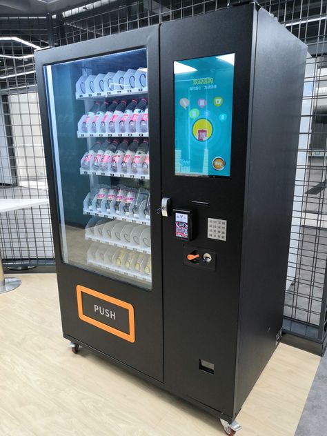 Our most popular vending machine with 22 inch touch screen Vending Machines, Random Ideas, Vending Machine, Kiosk, Touch Screen, Gaming Products, Most Popular, Screen, Electronic Products