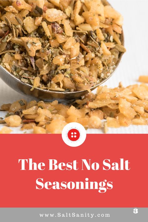 These no salt seasonings prove you don’t need excess sodium to cook flavorful meals that will please every palate. This list is full ot tasty options that make low sodium cooking a breeze! Low Sodium Seasoning Recipes, Sodium Free Meals, Salt Free Meals, Low Sodium Stuffing, Low Sodium Meat Recipes, No Salt Diet, No Salt Recipes Meals Easy, No Salt Seasoning, Low Sodium Pizza