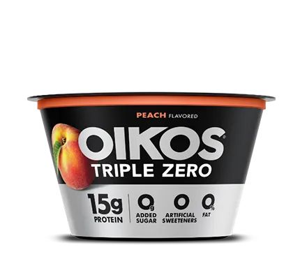 Salted Caramel Oikos Triple Zero High Protein Nonfat Greek Yogurt Oikos Yogurt, Oikos Triple Zero, Low Calorie Food, Nonfat Greek Yogurt, Greek Yogurt Recipes, Winter Arc, Summer Smoothies, Artificial Sweeteners, Yogurt Recipes