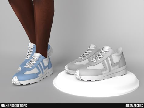 Sims4 Heels, Male Sims, Sims 4 Male Clothes, Cc Shoes, The Sims 4 Pc, Male Shoes, Sims 4 Cc Shoes, White Sneakers Men, Heeled Espadrilles