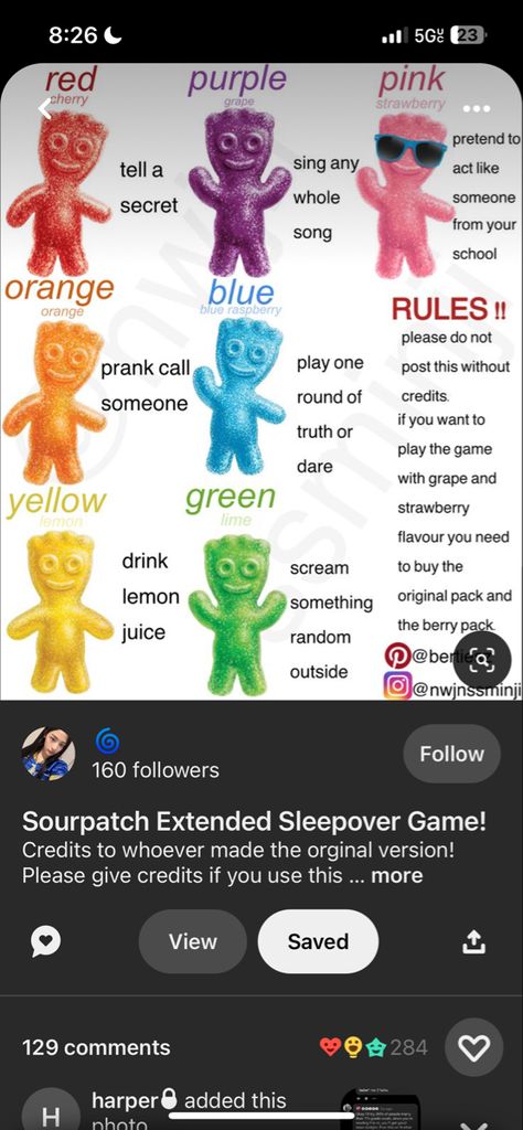 Prank Call Ideas, Sleepover Pranks, Fun Sleepover Games, Strawberry Lime, Sleepover Things, Sleepover Games, Green Strawberry, Prank Calls, Fun Sleepover Ideas