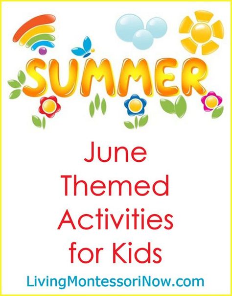 June themed activities and calendar observances; Montessori-inspired themes and activities for a variety of ages; ideas for home or classroom! Eric Carle Activities, June Activities, Home Daycare Ideas, Montessori Teacher, Calendar Activities, Montessori Home, Montessori Lessons, Monthly Activities, Spring Camping