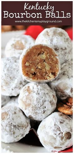 Taste Of Home Bourbon Balls, Bourbon Ball Recipes, Bourbon Dessert Recipes Easy, Whisky Balls Recipe, Christmas Whiskey Bubbles 12 Tomatoes, Ky Bourbon Balls, Easy Bourbon Desserts, Southern Bourbon Cake, Bourbon Christmas Cookies