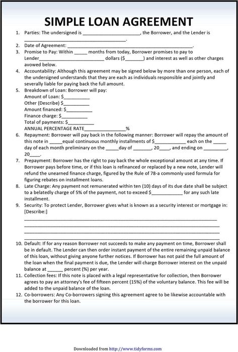 Download loan agreement template 10 Loan Agreement Form, Car Loan, Receipt Template, Loan Application, Personal Loan, Itinerary Template, Word Free, Form Template, Microsoft Word Templates