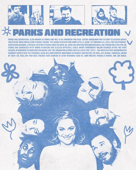 Parks and recreation poster by stssyz.art Pop Culture Prints, Twisters Poster, Parks And Recreation Wallpaper, Parks And Recreation Aesthetic, Sitcom Posters, Parks And Rec Poster, Diy Photo Collage Wall, Parks And Recreation Poster, College Prints