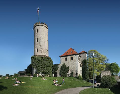 Bielefeld, Germany Bielefeld Germany, Gallery Of Modern Art, North Rhine Westphalia, Inner City, Medieval Castle, New Town, Still Standing, St Mary, 14th Century