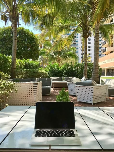 Work Abroad Job Ideas – working from Miami, FL on my mac laptop! Work Abroad Aesthetic, Work Mood, Marketing Job, Goals 2024, Working Abroad, Work Laptop, Working On Laptop, Seasonal Jobs, Getting A Job