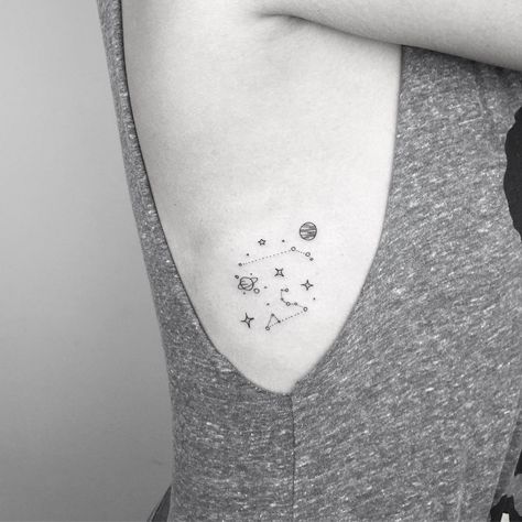 15 tiny witch tattoos that are pure magic Cosmic Tattoo Ideas, Cosmos Tattoo, Planet Tattoo, Cosmic Tattoo, Planet Tattoos, Galaxy Tattoo, Shape Tattoo, Witch Tattoo, Inspiration Tattoos