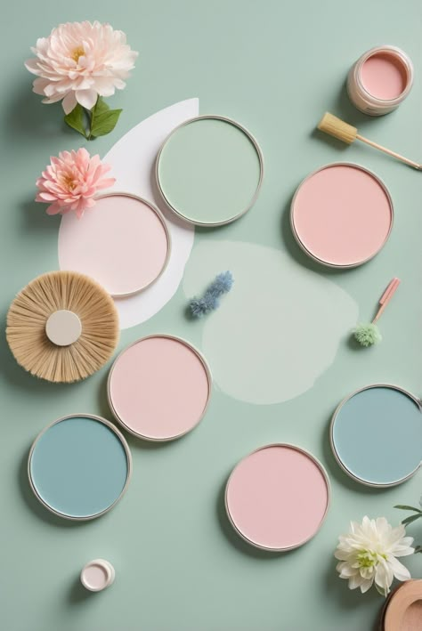 Explore the top 5 color palettes featuring Sherwin-Williams shades of Blossom Pink and Mint Green to bring a refreshing touch to your kitchen decor. Elevate your space with these stunning combinations!
#ad  


#kitchen
#wallpaint2024
 #color2024
 #DIYpainting
 ##DIYhomedecor
 #Fixhome Color Palette Mint Green, Green And Pink Decor, Mint Color Palettes, Painting Kids Furniture, Mint Green Kitchen, Sage Green And Pink, Maple Creek, Mint Green Jacket, Ad Kitchen