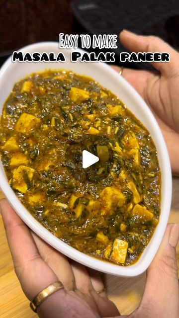 New Paneer Recipes, How To Make Palak Paneer, Palak Paneer Recipes Indian, Palak Recipes Indian, Paneer Burji, Paneer Dish, Palak Paneer Recipe, Masala Paneer, Veg Protein