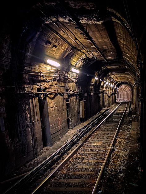 Underground Society Aesthetic, Underground Society, Dystopian Society, Ho Scale Train Layout, Dystopian Books, Underground Tunnels, Underground Cities, Train Layouts, Abandoned Buildings