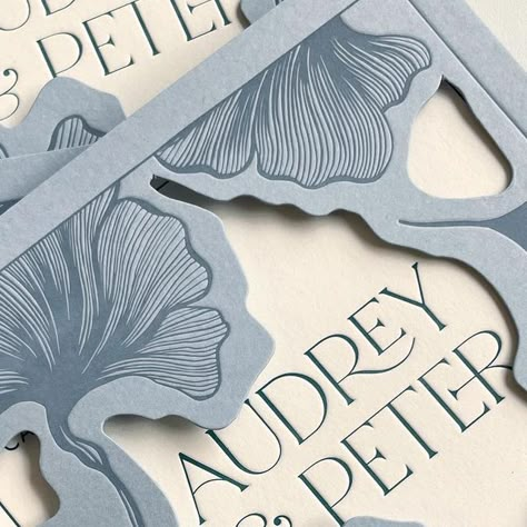 Lotus Wedding Invitation, Die Cut Wedding Invitations, Letterpress Save The Date, Save The Date Wedding Ideas, Die Cut Packaging, การออกแบบ Ui Ux, Die Cut Invitations, Wedding Stationary Design, Invitation Design Inspiration