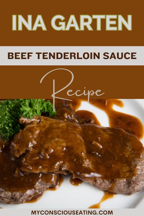 Elegant beef tenderloin sauce Ina Beef Tenderloin, Red Wine Sauce For Beef Tenderloin, Ina Garten Beef Tenderloin Recipes, Red Wine Gravy For Beef, Gravy For Beef Tenderloin, Beef Tenderloin Sauces, Beef Tenderloin Sauce Recipes, Red Wine Sauce For Beef, Beef Tenderloin Sauce