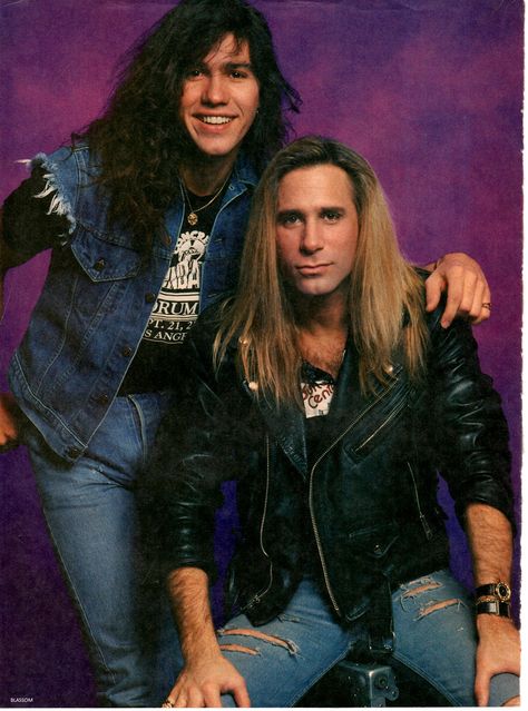 Mark Slaughter & Dana Strum Dana Strum, Slant 6 Band, Johnny Slaughter, Mark Slaughter 80s, Karin Slaughter Books, Slaughter Band, Vinnie Vincent, Vince Neil, 80s Hair Bands