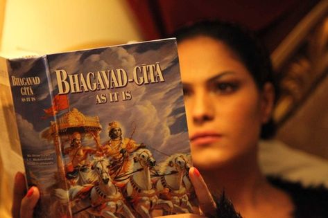 When one first reads the Bhagavad-Gita, it appears that all the purports are just a repetition of the same facts repeatedly and the translations may not appeal at all. A person reading on his own, for several years may never go beyond the initial few chapters. Many students have shared this experience.  At Mayapur Institute, guided by experienced teachers and in a community of sincere students you will get an opportunity to study these books deeply and understand them thoroughly. Reading Bhagwat Geeta, Book Club Suggestions, Bhagwat Geeta, Veena Malik, Pregnancy Pain, Pregnancy Books, Types Of Books, Essay Help, Bhagavad Gita