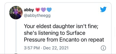 Surface Pressure Encanto, Surface Pressure, Speak The Truth, On Repeat, Disney World, Memes, Disney, Music