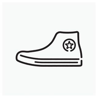 CONVERSE All Star High Top #allstar #converse #sneakers #shoes #newyork #nyc #seijimatsumoto #art #artwork #draw #graphic #illustration #松本セイジ Allstar Converse, Skate Boy, Shoe Tattoos, Converse All Star High, Sneakers Drawing, Dress And Sneakers Outfit, Nike Sneakers Outfit, Art Shoes, Ugg Winter Boots