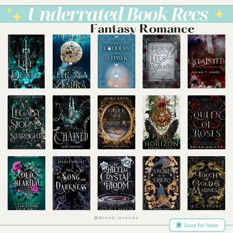 ✨Underrated Fantasy Romance Book Recs✨ Some new and old(-ish) books that need to be added to your TBRs 🩵 #bookrecommendations #romancebooks #romantasy #romantasybooks #fantasybooks #fantasyromancebooks #fantasyromancereaders #spicybooks #spicybookstagram #ku #kindleunlimited #bookrecs #blondiereads #blondiereadsrecs Fantasy And Romance Books, Underrated Fantasy Books, Book Recommendations Fantasy Romance, Underrated Books, Romance Book Recs, Skincare Tutorial, Ish Book, Romantasy Books, Fantasy Romance Book