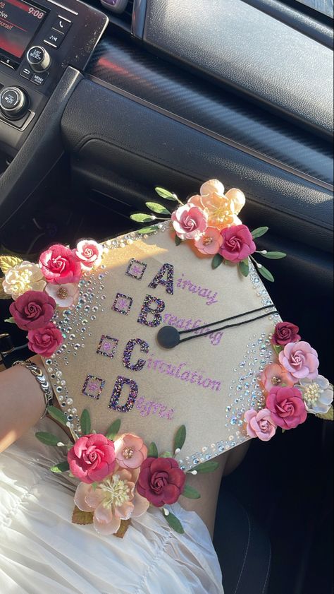 #nursing #nursinggraduation #nursingcapideas #graduationcapideas #aesthetic Nursing Pictures Aesthetic, Lvn Nursing Graduation Cap, Lvn Cap Decoration, Decorated Graduation Caps Nursing, Cap Decoration Graduation Nurse, Lpn Grad Cap, Graduation Cap Designs College Nursing, Nursing Cap Ideas, College Graduation Cap Decoration Nursing