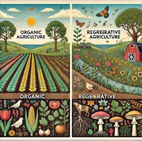 Organic agriculture can ruin our planet 🚜  Regenerative organic agriculture is the key to saving humanity.   What's the difference between the two?  Organic agriculture was founded as a reaction to chemical agriculture, and the core principles were amazing.  When we started to label it and create rules for it, it became easy to flirt with the edge of these rules. So much so that the founders would turn in their graves. Regenerative Farming Design, Regenerative Farming Backyard, Sustainable Agriculture Poster, Agroforestry Design, Ag Olympics, Agriculture Quotes, Agricultural Education, Finding Your Path, Agriculture Design