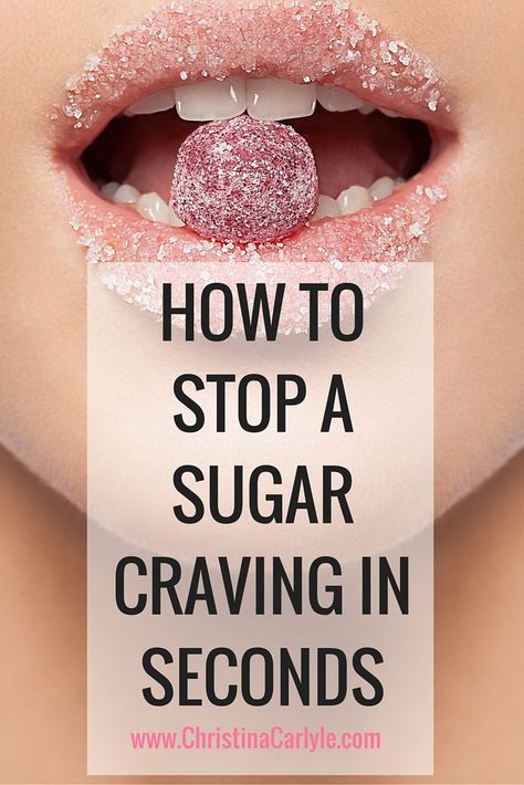 https://christinacarlyle.com/how-to-stop-sugar-cravings/ Stop Cravings, Stop Sugar, Stop Sugar Cravings, Sugar Addict, Carb Cravings, How To Stop Cravings, Quit Sugar, Sugar Detox, Sugar Cravings