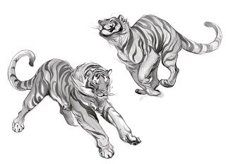 Tiger Poses, Body Ideas, Big Cats Art, Black Tiger, Animal Study, Sketch Style, Tiger Art, Wow Art, Design Challenge