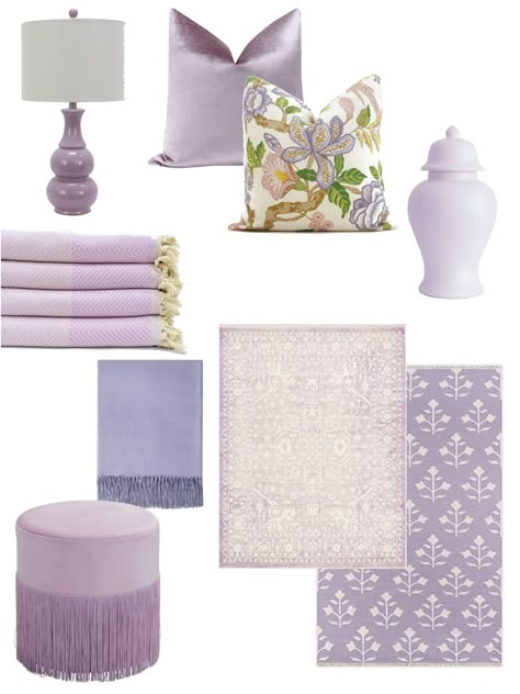 Moody Purple Bedroom, Lilac Room Decor, Lavender Bedroom Decor, Lilac Bathroom, Purple Bedroom Ideas, Lilac Room, Hone Decor, Lilac Bedroom, Lilac Decor