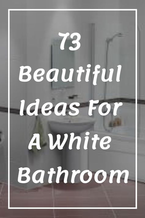 73 Beautiful Ideas for a White Bathroom All White Tiled Bathroom, Simple White Bathroom Tile, White On White Tile Bathroom, Light Bright Bathroom Ideas, Large White Bathroom Tiles Walls, All White Modern Bathroom, White Tiled Bathroom Walls, Beautiful White Bathrooms, All White Bathrooms