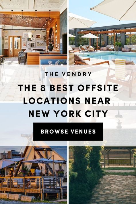 Graphic for the 8 best offsite locations near new york city Offsite Meeting, Company Retreat, Corporate Retreat, The Big City, Big City, Best Location, Manhattan, York City, New York City