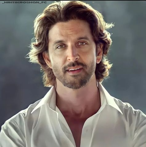 Hrithik Roshan Long Hair, Long Hair Beard Styles, Mens Hairstyles Medium Long, Medium Long Hair Styles Men, Long Hairstyles Mens, Hairstyles Medium Long Hair, Medium Long Hair Styles, Hrithik Roshan Hairstyle, Hairstyles Mens